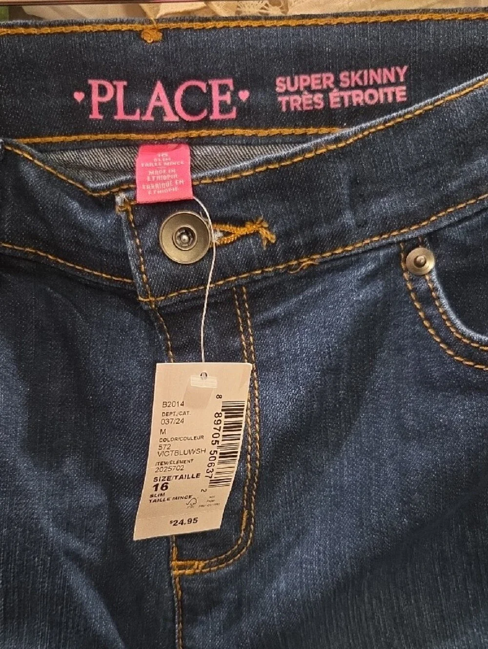 The Children's Place Indigo Blue Slim Jeans